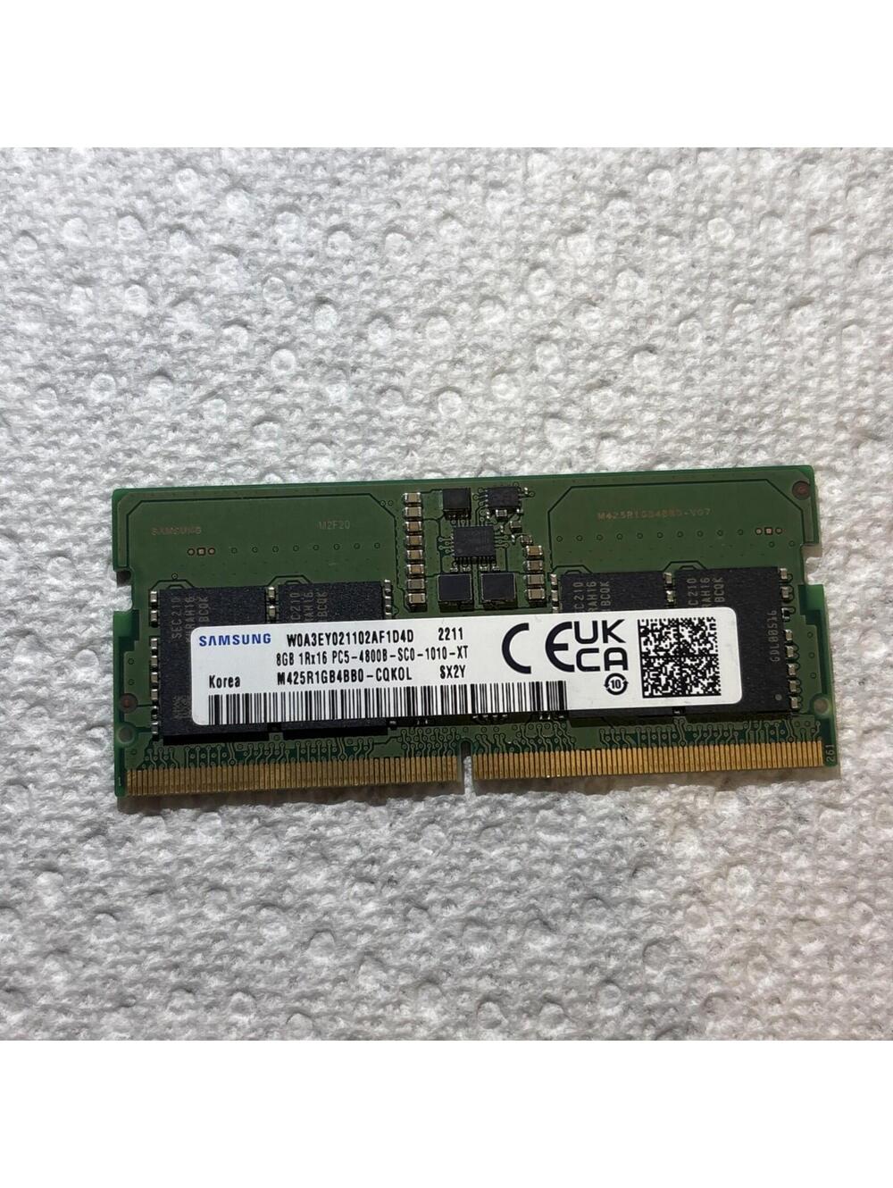 SAMSUNG 8GB 1RX16 DDR5 SODIMM PC5-4800B  LAPTOP MEMORY  SX2Y--Korea